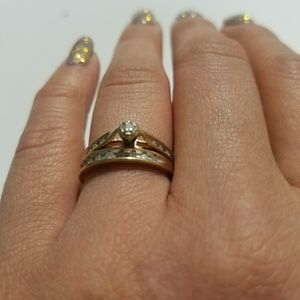 Wedding ans engagement ring